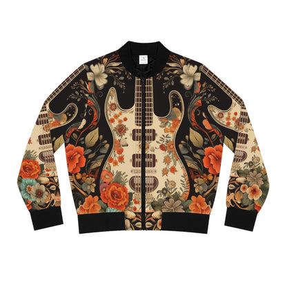 Women's bomber jacket inspired by Jimi Hendrix's 'Foxy Lady'