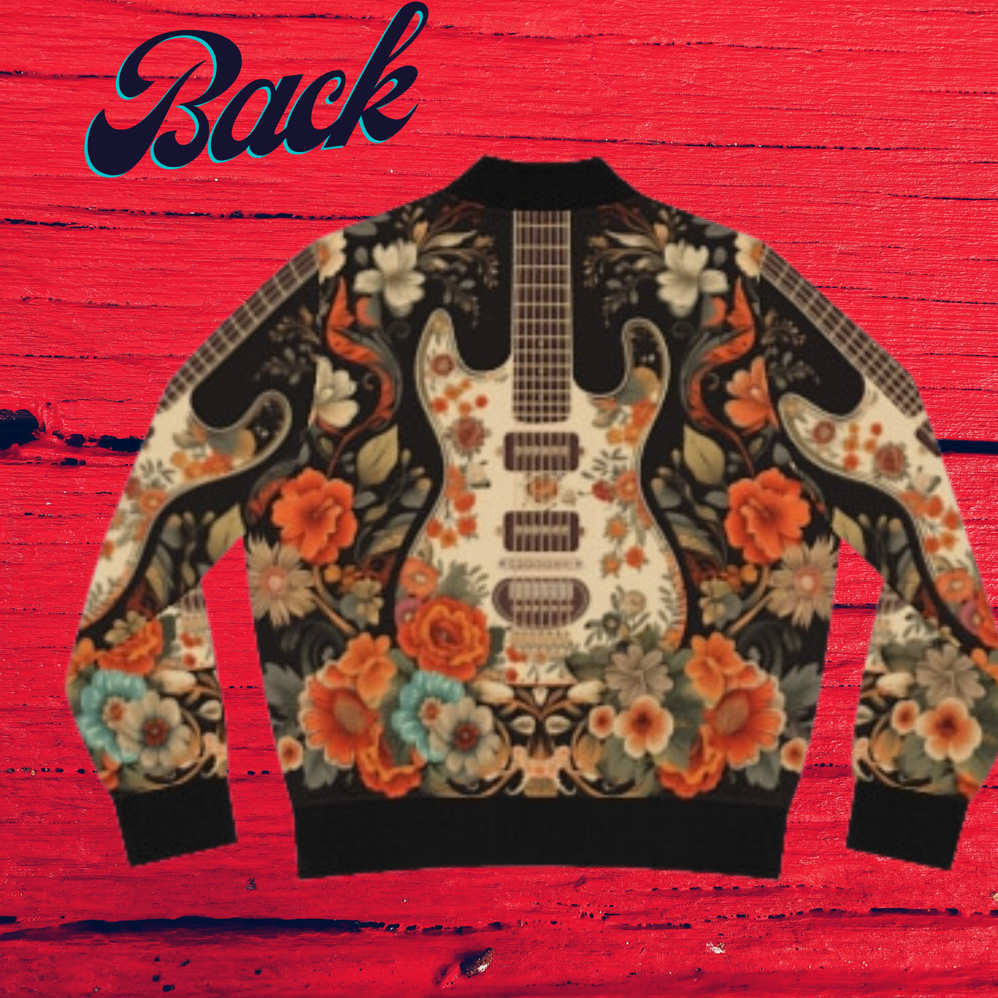 Women's bomber jacket inspired by Jimi Hendrix's 'Foxy Lady'