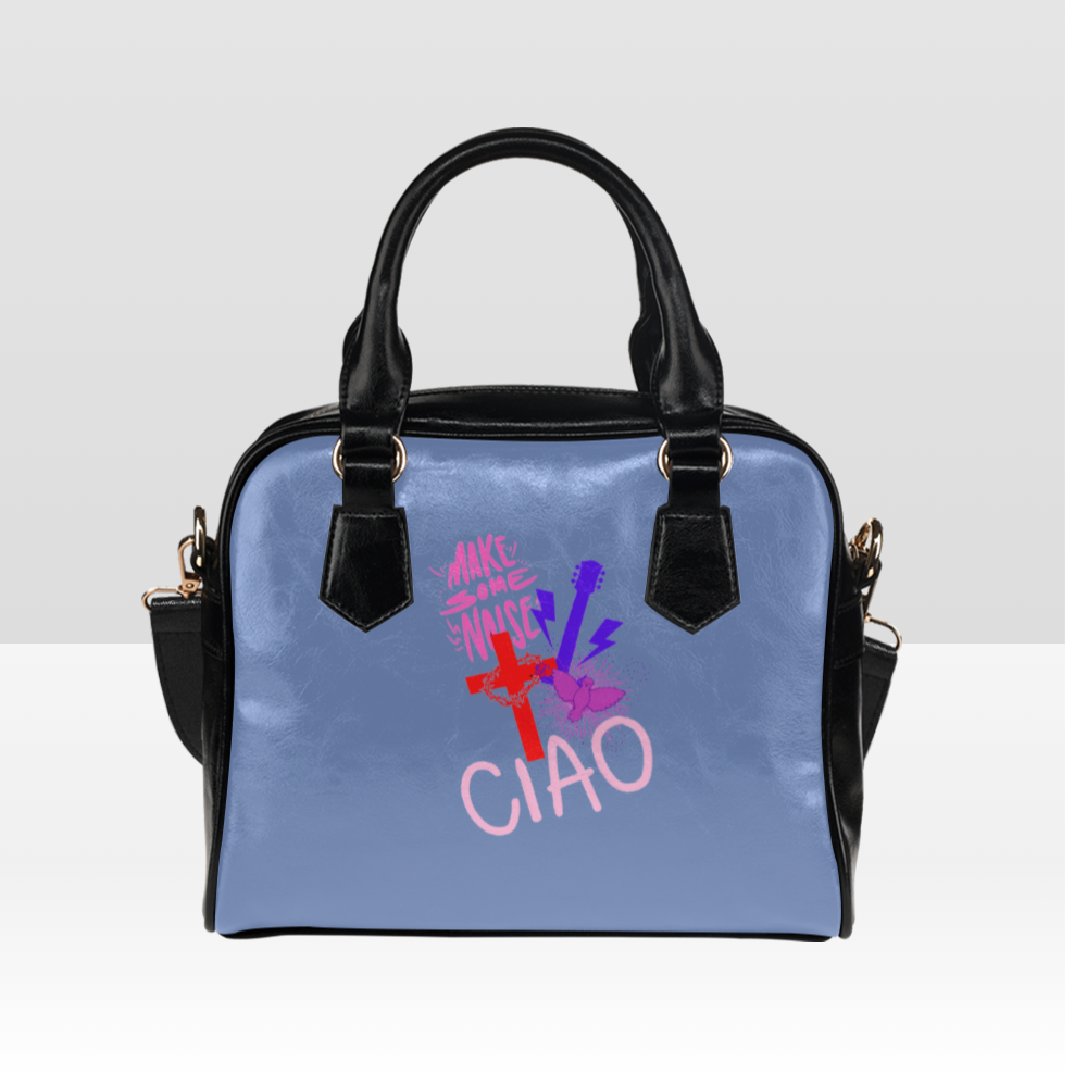 Ciao! Make Some Noise Vintage-Inspired Purse - Rock & Roll Style, Unique Shoulder Bag