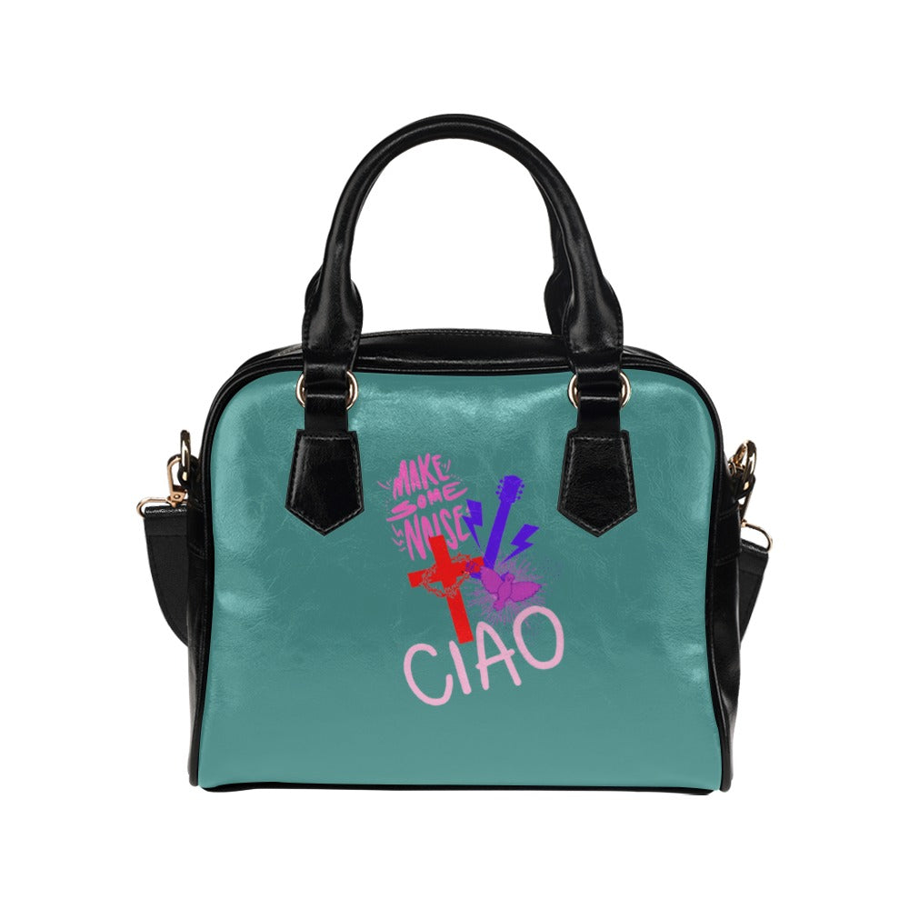 Ciao! Make Some Noise Vintage-Inspired Purse - Rock & Roll Style, Unique Shoulder Bag