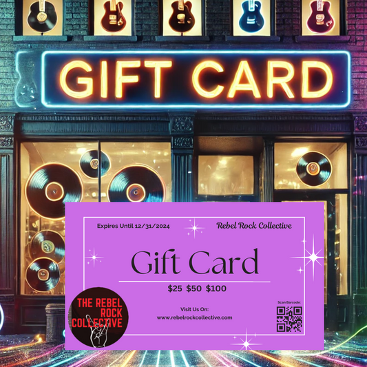 Rebel Rock Collective Gift Card - $20! $50! $100!