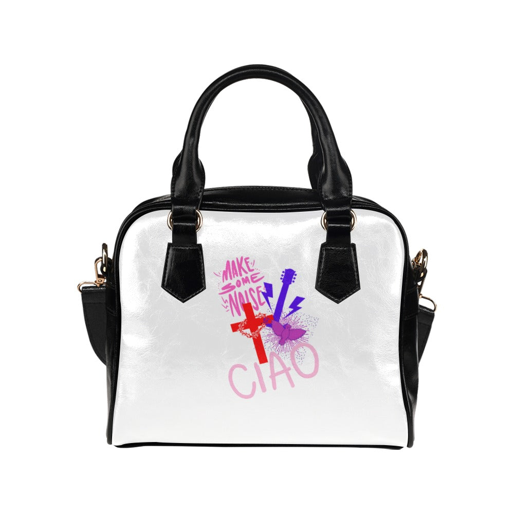 Ciao! Make Some Noise Vintage-Inspired Purse - Rock & Roll Style, Unique Shoulder Bag